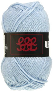 パピー クイーンアニー 毛糸 並太 Col.106 水色 系 50g 約97m 10000104