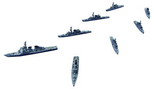フジミ模型 1/3000 集める軍艦シリーズ No.37 海上自衛隊第4護衛隊群(1998年) プラモデル 軍艦37