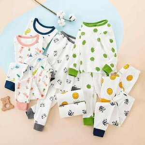 子供用インナー 上下セット 男女兼用 綿 秋冬 パジャマ ルームウェア キッズ ベビー 春秋冬 かわいい カートゥーン プリント 吸湿性 通気性 100cm 110cm 120cm 130cm 140cm 150cm 160cm