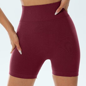 ヨガパンツ レディース ショートパンツ スポーツ 3分丈 レギンス タイツ 高腰 ハイウエスト 美尻 桃尻 ヒップアップ 伸縮性 吸汗速乾 ジム フィットネス ランニング 自転車 トレーニング ウェア オールシーズン 黒 30代