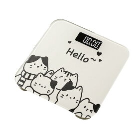 体重計 小型 かわいい 体脂肪計 ヘルスメーター デジタル 薄型 軽量 26cm ハローキティデザイン