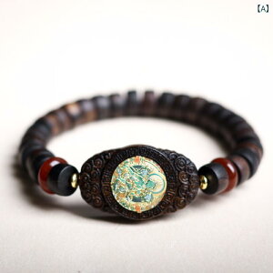 ブレスレット レディース メンズ 薬沈香木 薬片珠 数珠 ミドリ母 手牌 アクセサリー 木製 ブレスレット 文玩 民族風 男女兼用