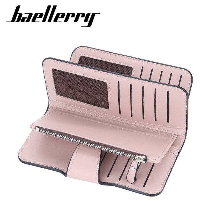 楽天市場】財布 レディース 女性用 長財布 Baellerry 多機能 カード 