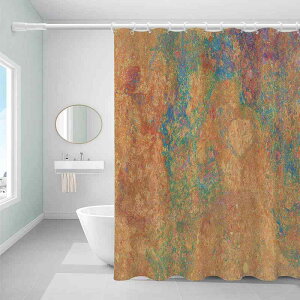 浴室用カーテン 防水 防カビ ポリエステル製 間仕切り シャワーカーテン ユニットバス用 バスカーテン 遮像 目隠し 速乾 厚手 取り付け簡単