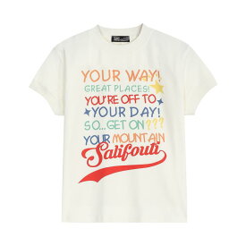Tシャツ レディース 半袖 春夏 アルファベット プリント 白 無地 クルーネック スリムフィット カジュアル おしゃれ かわいい トップス ストリート系 着回し シンプル