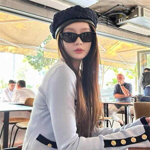 サングラス レディース 度付き対応可能 キャッツアイ 多角形 小顔効果 紫外線カット UV400 遮光 偏光 黒ぶち 軽量 運転 ドライブ 韓国風