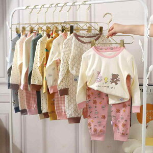子供用パジャマ 秋冬 男の子 女の子 長袖 トップス ズボン 上下セット 綿100% 薄手 韓国風 かわいい カートーン柄 部屋着 寝巻 ルームウェア