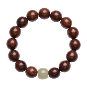 ブレスレット メンズ レディース 金?檀木 檀木 静心 念珠 ブレスレット 男女兼用 木製 数珠 ブレスレット 腕輪 アクセサリー お守り 厄除け 金?檀木 ブレスレット