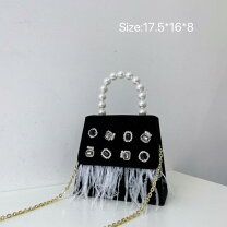 楽天市場】ベロアパールバッグの通販