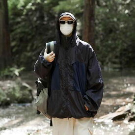 ウィンドブレーカー メンズ 春夏 薄手 アウトドア 軽量 登山 撥水 防風 キャンプ ハイキング 速乾 紫外線カット マウンテンパーカー ライトアウター カジュアル スポーツウェア ジャケット