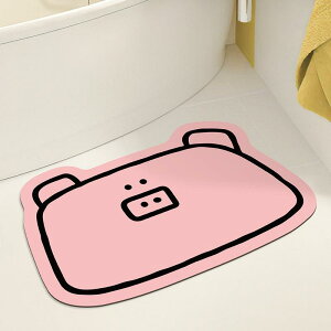 マット 玄関マット バスマット トイレマット 珪藻土 吸水 速乾 滑り止め かわいい 動物柄 アニマル 40*60cm 50*80cm 60*90cm 80*120cm
