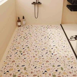 マット 子供 防? 浴室 排水 砂利 幾何学模様 PVC 滑り止め 正方形 水洗い 玄関 キッチン