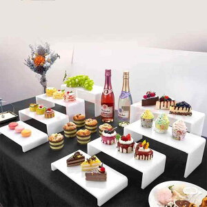 ケーキスタンド デザートスタンド アクリル製 多層 紙コップ 菓子皿 パーティー 結婚式 誕生日 ディスプレイ 小 大 白色 透明 黒色 長方形 正方形