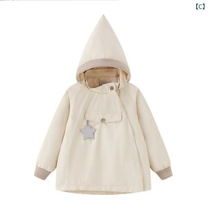 子供服 アウター 春秋 キッズ 男女兼用 ウインドブレーカー ジャケット かわいい フード付き 上着 ベビー服 コート 桃色 黄色 杏色 青色 裏起毛 80 90 100 110 120cm