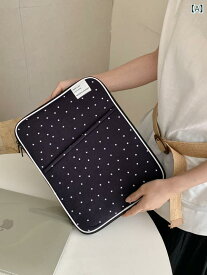 ノートパソコン インナーバッグ インサイドポーチ 高品質 ユニセックス 灯芯绒 黒 ピンク 緑 10-11インチ 13.3インチ ポリエステル ライニング 春季 コットン調 柔らかい 収納ポケット 保護ケース スリーブ ユニセックス 男女兼用