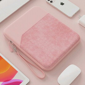 タブレット ケース iPad 収納バッグ 手提げ ビジネス 旅行 軽量 薄型 防水 耐久 PUレザー 黒 グレー ピンク 通勤 出張 ポータブル 保護 スリム ビジネスバッグ ユニセックス