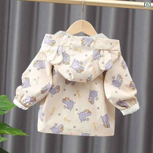 子供服 ジャケット 女の子 アウター 春秋 薄手 長袖 パーカー フード付き ジャンパー 普段着 通園 通学 ピンク パープル