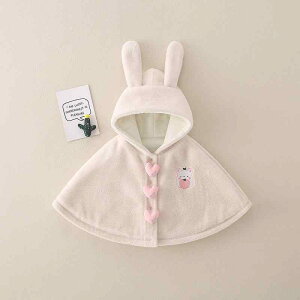 ベビー ケープ 女の子 秋冬 防風 フリース裏地 プリンセス あったか ポンチョ 子供 赤ちゃん アウター 73cm 80cm 90cm 100cm 110cm