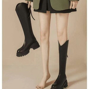 ブーツ レディース ファッションブーツ ショートブーツ チャンキーヒール 太ヒール ローヒール 合皮 無地 ラウンドトゥ 中筒丈 カジュアル ブラック 黒 ダークブラウン 茶色 春夏秋冬