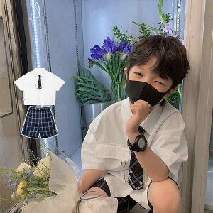 キッズ フォーマル スーツ 男の子 半袖シャツ ショートパンツ 上下セット 子供服 JK 制服風 春夏 綿 普段着 発表会 結婚式 90cm 100cm 110cm 120cm 130cm 140cm 150cm