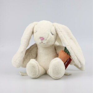 リュック キッズ かわいい ウサギ ニンジン モチーフ バッグ ぬいぐるみ ふわふわ アイボリー 通学 普段使い