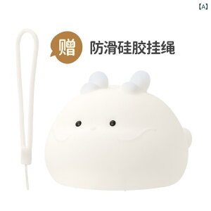 小夜灯 子供用 シリコン製 タッチ式 卓上ランプ ベッドサイドランプ 寝室照明 かわいい 宝龍灯