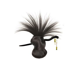 ヘアアクセサリー レディース 新中式かんざし お団子ウィッグ 自然 ふんわり ヘアアレンジ 自然色 黒髪 茶髪