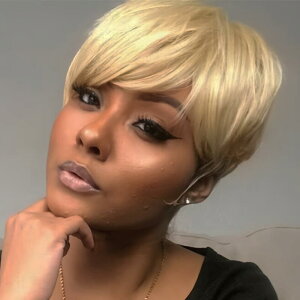 ウィッグ レディース 女性用 人毛 フルウィッグ ショート ボブ 613カラー 医療用 かつら おしゃれ ファッション 自然 デイリー 普段使い