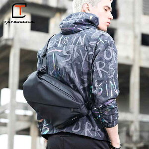 メンズ ショルダーバッグ 防水 オックスフォード生地 斜めがけ 鞄 無地 普段使い 通勤 ブラック