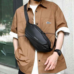 ボディバッグ メンズ 男性用 撥水 ワンショルダー 斜め掛け 鞄 カバン ウエストバッグ スポーティ 普段使い 旅行 ブラック ブルー グレー カーキ