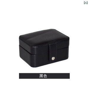 アクセサリーケース レディース コンパクト ジュエリーボックス 携帯用 ピアス ネックレス 指輪 収納 箱 ブラック ミントグリーン ピンク パールホワイト