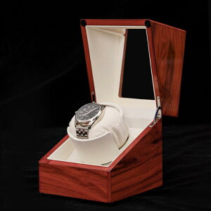 腕時計ケース レディース メンズ 自動巻き上げ機 ウォッチワインダー イエロー 高?感 木製 1本巻き 腕時計 収納ケース 兼用 ディスプレイ