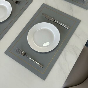 ランチョンマット 西洋風 PVC 撥水 防汚 断熱 北欧風 家庭用 防熱 プレート ボウル マット 長方形 グレー ネイビー シャンパン ブラック ブルー ワインレッド 4枚セット 2枚セット 1枚