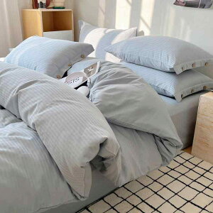 寝具カバーセット レディース メンズ 長絨綿 綿100% ベッドシーツ 布団カバー 学生 寮 ベッドルーム 高密度 北欧風 ストライプ 無地 グレー グリーン パープル ブルー ブラウン 150 200 220cm