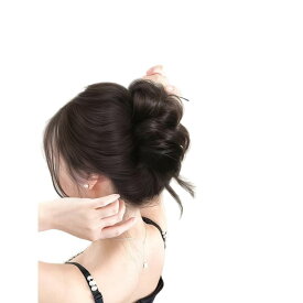 ヘアアクセサリー レディース 花苞 お団子ウィッグ 高め 団子ヘア メーカー つけ毛 簡単 装着 まとめ髪 アレンジ 時短 普段使い