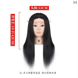 ヘアカット練習用ウィッグ レディース メンズ 肩付き 中長 真人ヘア 染色 パーマ可能 ヘアアレンジ 美容師 初心者 スタイリング 練習用