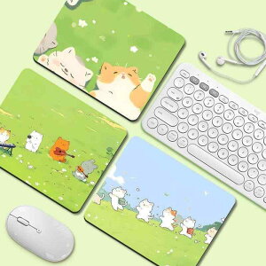 マウスパッド レディース メンズ キッズ デスクマット 猫 かわいい アニマル柄 布製 滑り止め オフィス 事務用品 パソコン 周辺機器 210x260mm 250x300mm