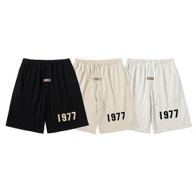 ショートパンツ メンズ レディース カジュアル ストリート系 ビッグシルエット 植毛 ドローコード付き オールシーズン
