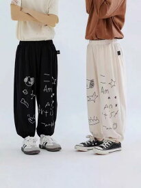 パンツ キッズ 男の子 女の子 再生繊維 接触冷感 薄手 虫除け 裾絞り バルーンパンツ カジュアル オールシーズン おしゃれ