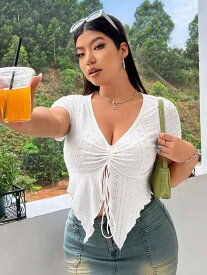 Tシャツ レディース 春夏 Vネック トップス 半袖 スパイスガール風 緊身 着痩せ 美シルエット スタイルアップ 通勤 通学 普段使い カジュアル 無地