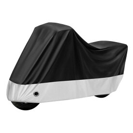 バイクカバー 厚手 防水 防塵 UVカット 全天候型 210D オートバイカバー 車体カバー 原付 スクーター