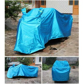 バイク用カバー 厚手 オックスフォード生地 防水 日焼け防止 UVカット 自転車 スクーター 車体カバー シルバー ブルー S M L XL 2XL 3XL 4XL 5XL