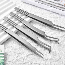 つけまつげ 睫毛用ピンセット 高精度 ステンレス製 まつ毛エクステ セルフ まつエク ツール 超極細 施術 付けやすい プロ用 女性用 精密