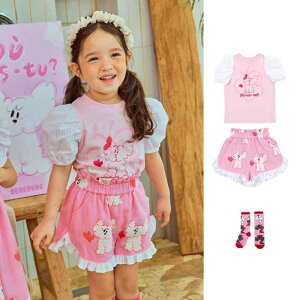 �L�b�Y ���̎q ����T�V���c �V���[�g�p���c �㉺�Z�b�g �R�b�g�� �ĕ� ���킢�� �J�[�g�D�[�� �A�j�}�� �v�����g �s���N�n �z���C�g�n �\�b�N�X �w�A�A�N�Z�T���[