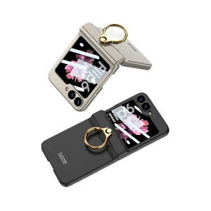 �X�}�z�P�[�X Samsung Galaxy Z Flip6 �P�[�X �����O�t�� �}�O�l�b�g�J�� �q���W�ی� PC �ϏՌ� �����O���[��