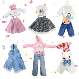 着せ替え人形 ベビー・子供用人形 セットアップ オーバーオール 人形・ドール用服 アクセサリー付き