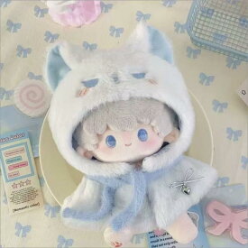 ぬいぐるみ/人形 ドール用着せ替えケープ 海星モチーフ かわいい ふわふわ ドール服 アクセサリー