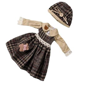 人形 服 ドール服 20mm MSD BJD SD カ肉人形 服 カジュアル プリンセス ワンピース パンツ パーカー セットアップ グレー ニット帽 ライトブルー 長袖 ジャケット オフホワイト レース チュール ロングスカート 小麦色 チェック