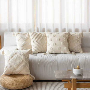 �N�b�V�����J�o�[ �{�w�~�A���� �^�b�Z�� ���� �[���� �h�J �\�t�@ �􉽊w�͗l �X�g���C�v�� ���n �� PP�� ������ 45 × 45 cm