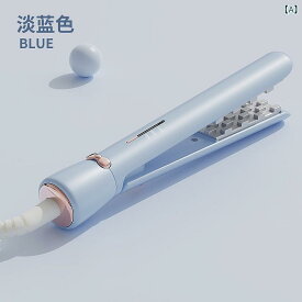 ヘアアイロン レディース 多段階調整 ミニ コーン カール ストレート 2way 前髪 立ち上げ 軽量 コンパクト 持ち運び 旅行 ドライヤー スタイリング ブルー パープル ピンク系